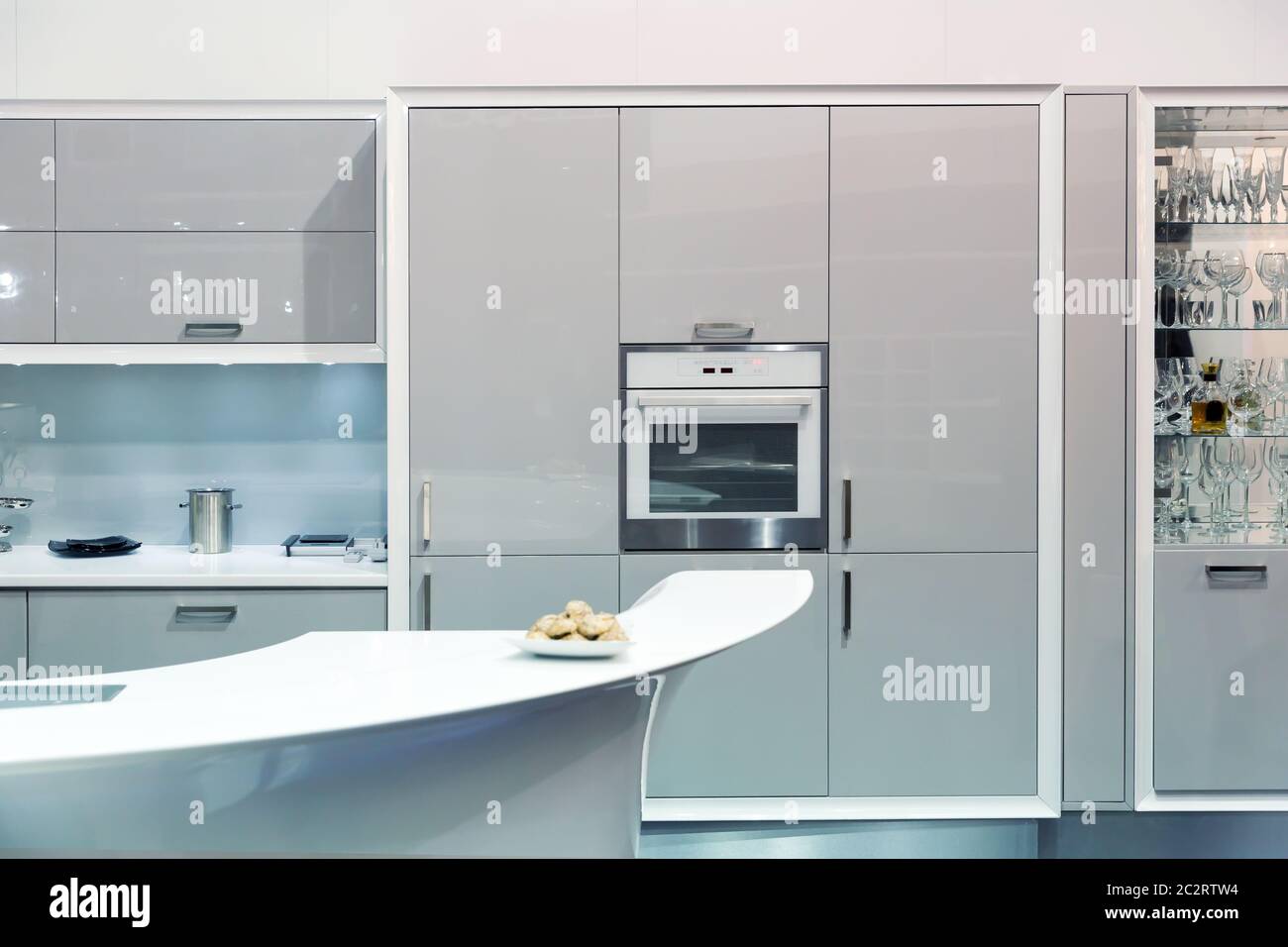 Interior of a modern kitchen Stock Photo - Alamy