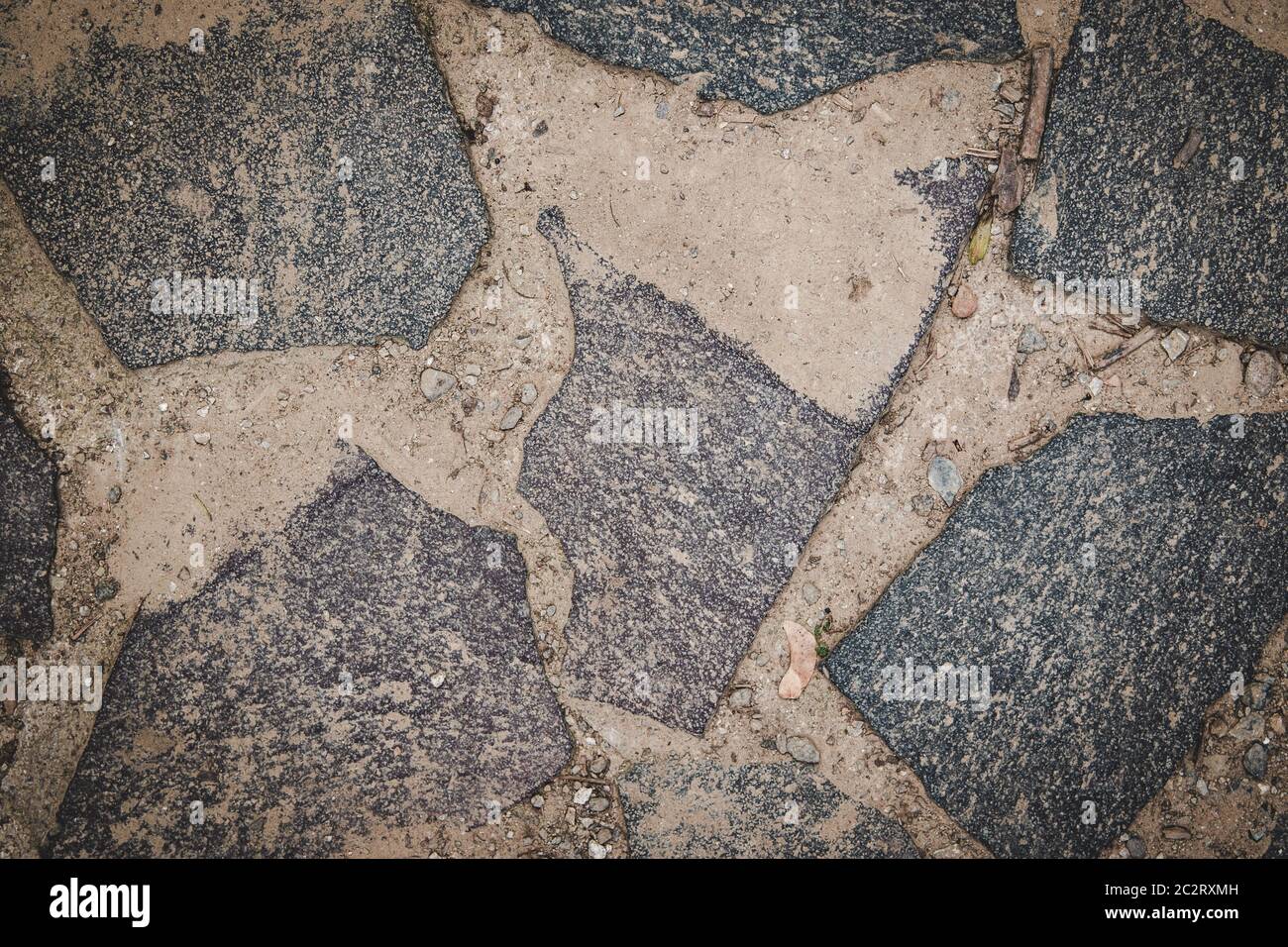 Rock Rode Taxture Rocky road texture moody Stock Photo - Alamy