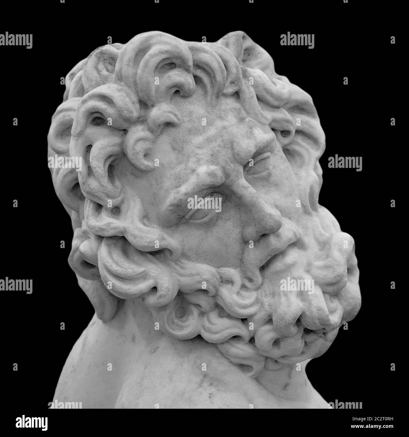 Head and shoulders detail of the ancient sculpture Stock Photo Alamy