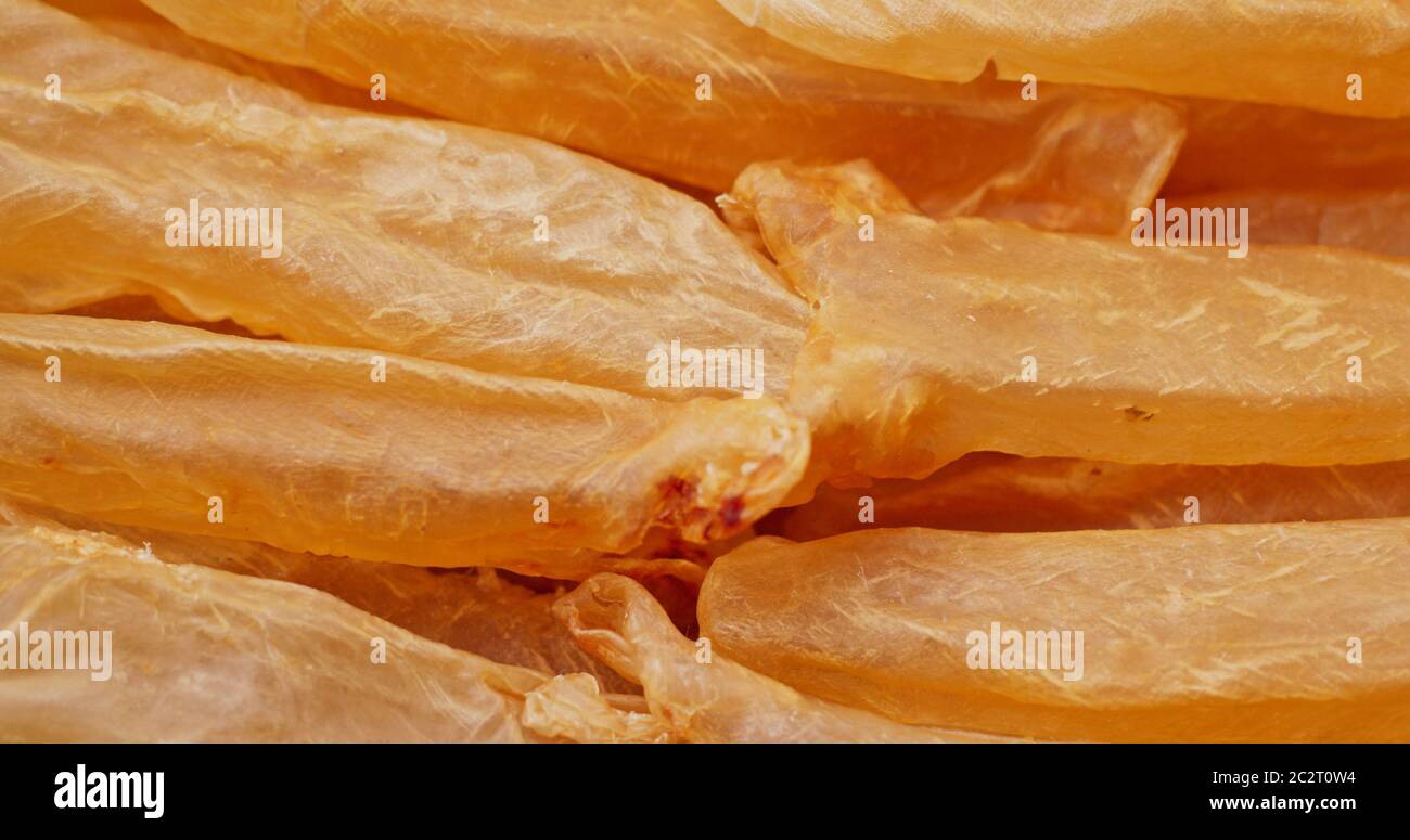 Dried fish maw close up Stock Photo Alamy