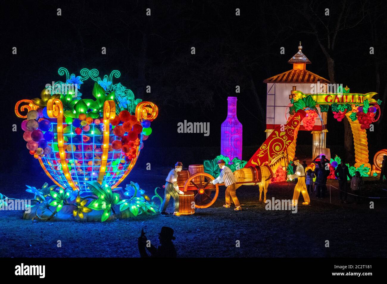 France Gaillac Tarn 12-2018: The festival of lanterns one of the ...