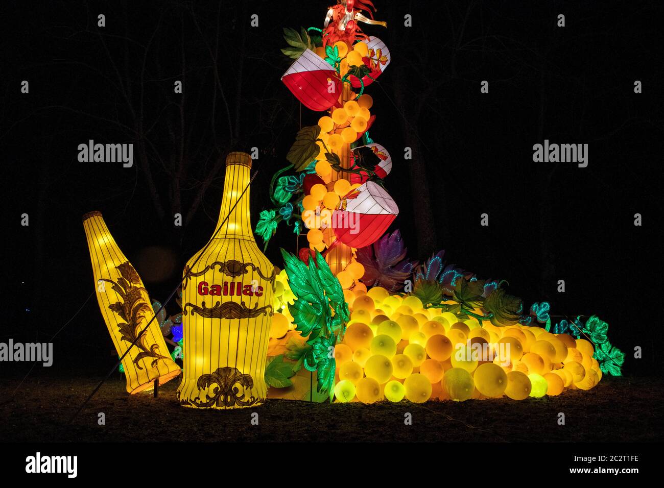 France Gaillac Tarn 12-2018: The festival of lanterns one of the ...
