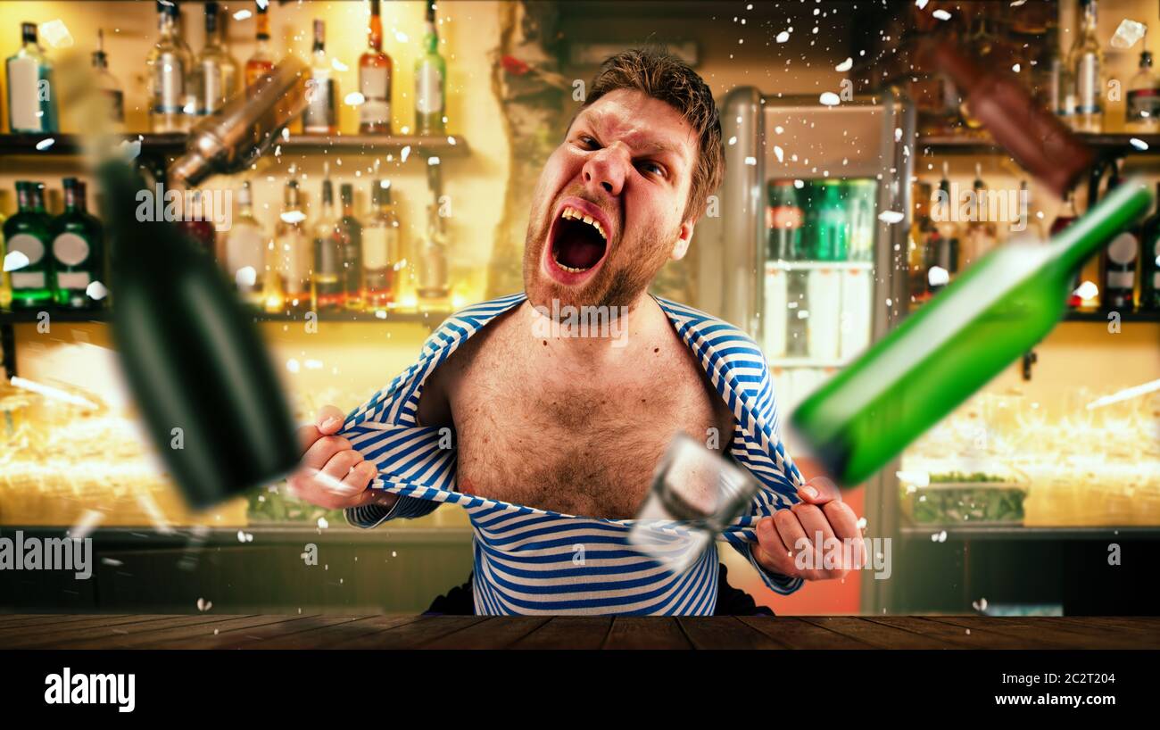 Crazy bartender hires stock photography and images Alamy