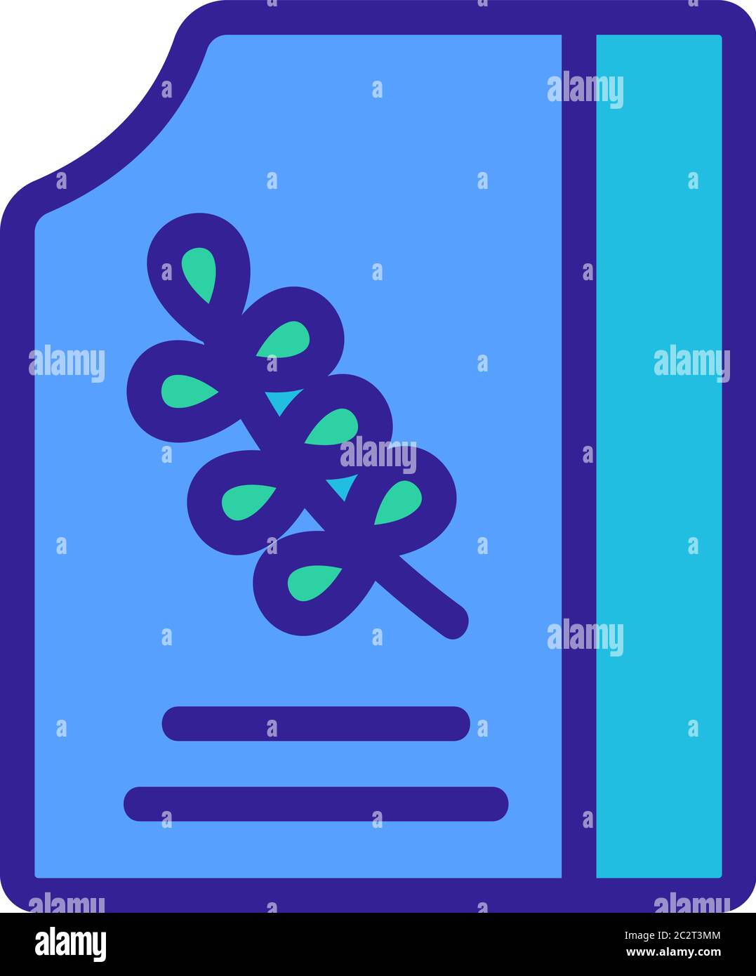 thyme elixir bottle icon vector outline illustration Stock Vector Image ...