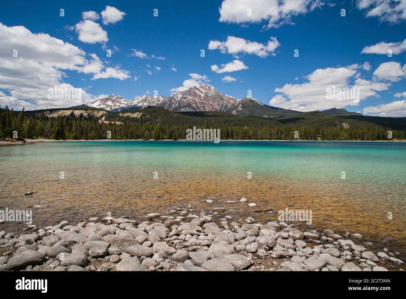 Scenic Edith Lake landscape, Jasper National Park, Alberta, Canada