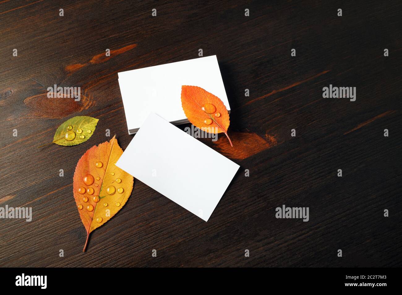 Paper business cards Stock Photo Alamy