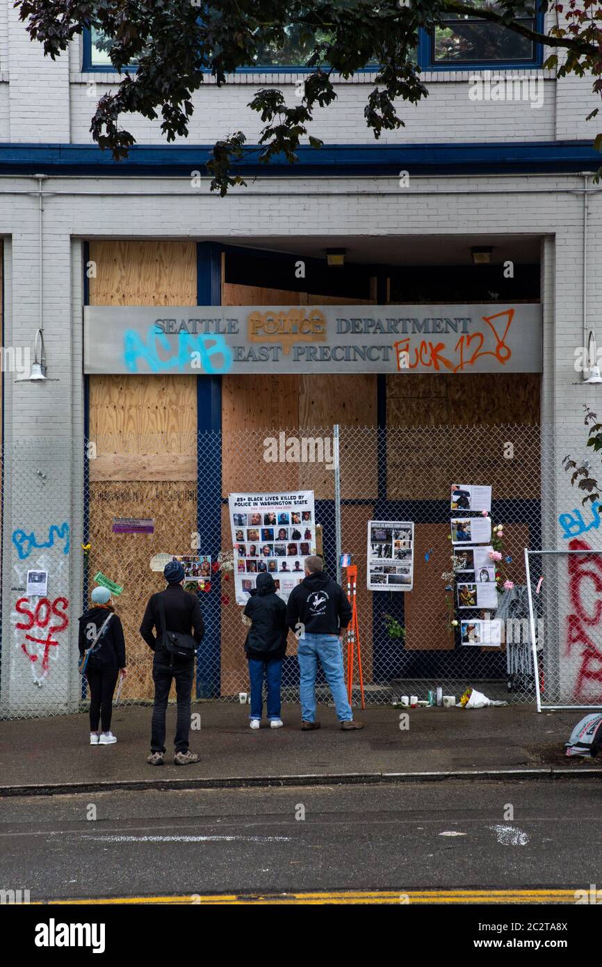 The Capitol Hill Autonomous Zone (CHAZ) or the Capitol Hill Occupied 