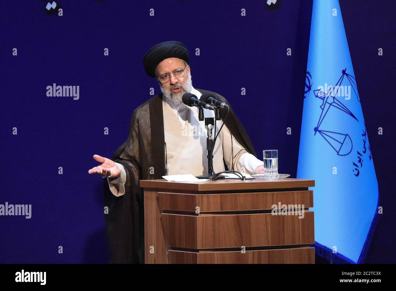 Seyed Ebrahim Raeisi, the president of Islamic Republic of Iran Stock ...