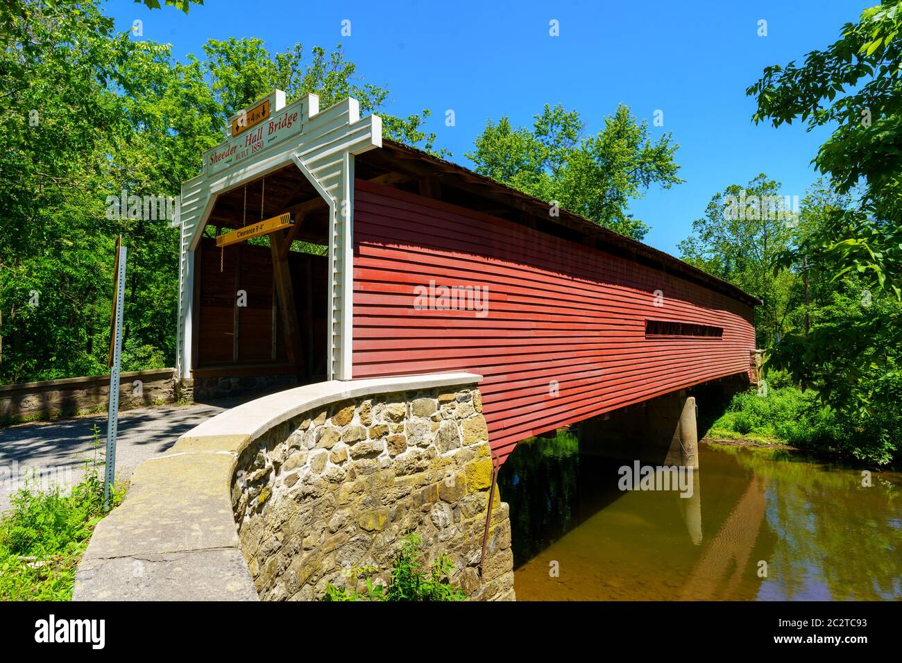 Phoenixville, PA, USA June 14, 2020 The SheederHall Bridge is a 100