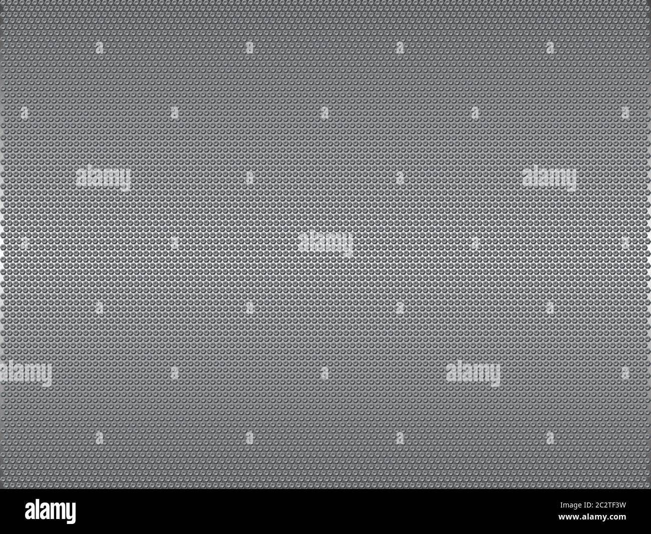 Abstract Black metal texture steel background. Perforated sheet metal. Dark cool background. Vector illustration. Stock Vector