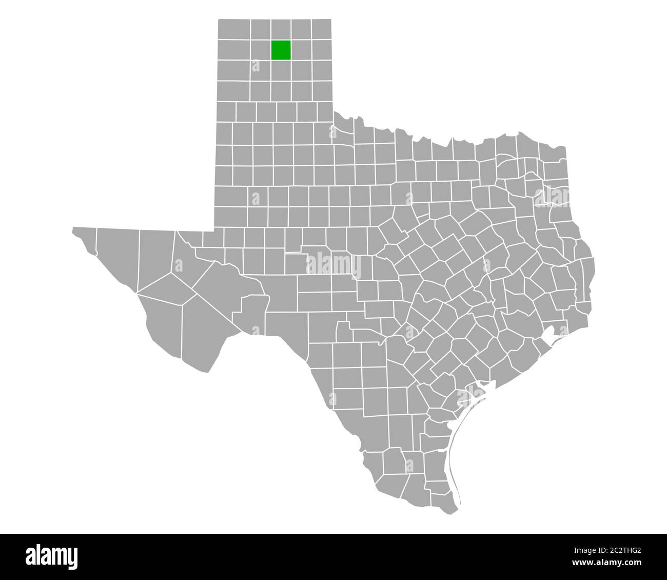 Map of Hutchinson in Texas Stock Photo Alamy