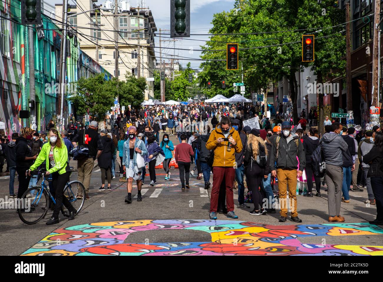 The Capitol Hill Autonomous Zone (CHAZ) or the Capitol Hill Occupied 
