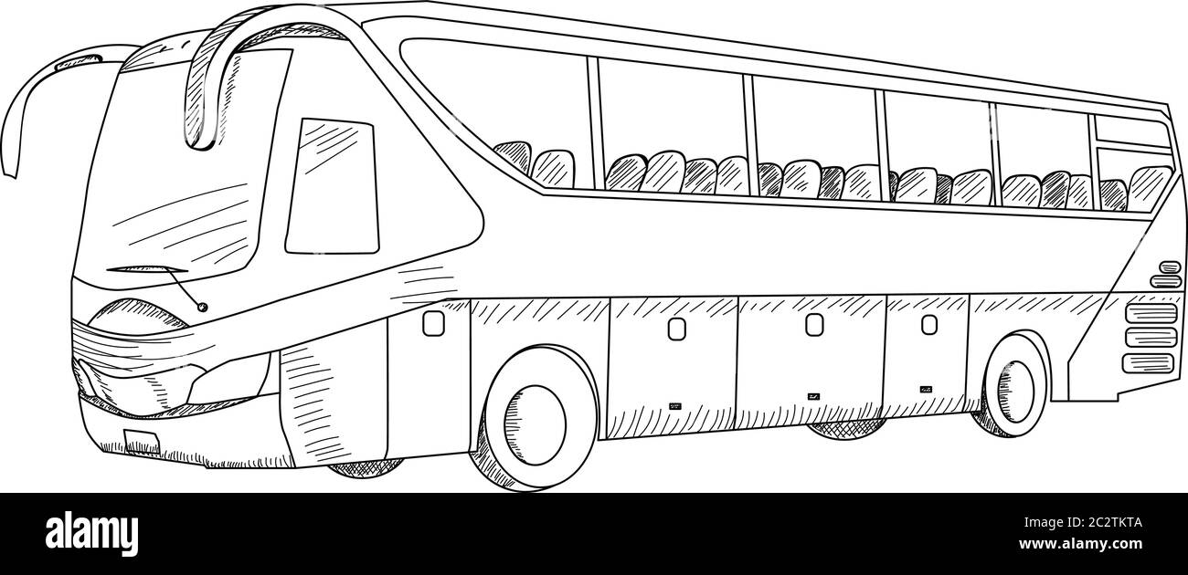 Bus Sketch - Drawing Skill