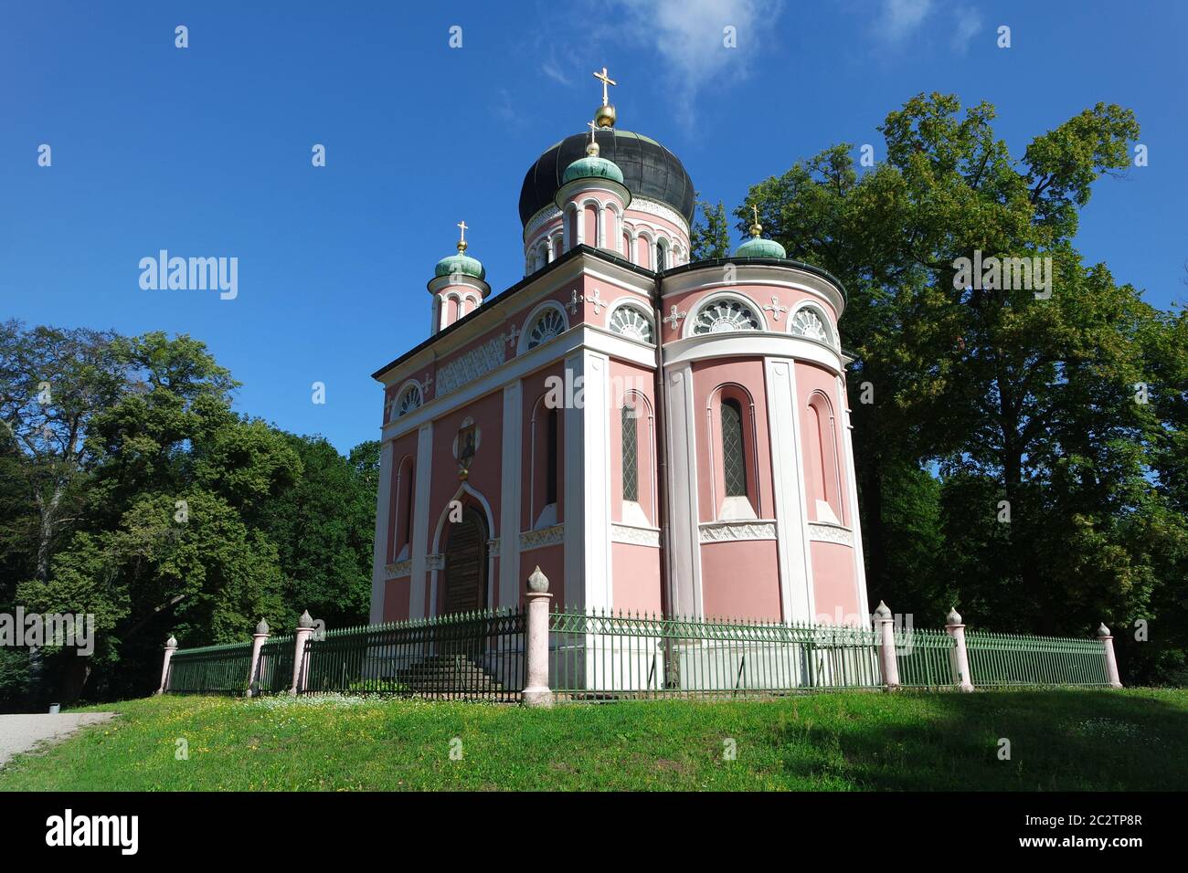 Russian Orthodox Alexander Nevsky Memorial Church, Potsdam Stock Photo