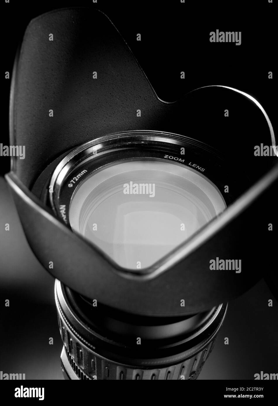 Camera lens Black and White Stock Photos & Images - Alamy