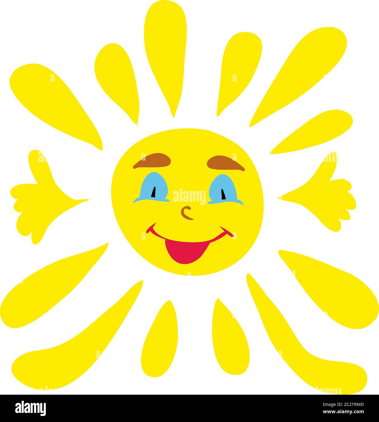 vector, sun character Stock Vector Image & Art - Alamy
