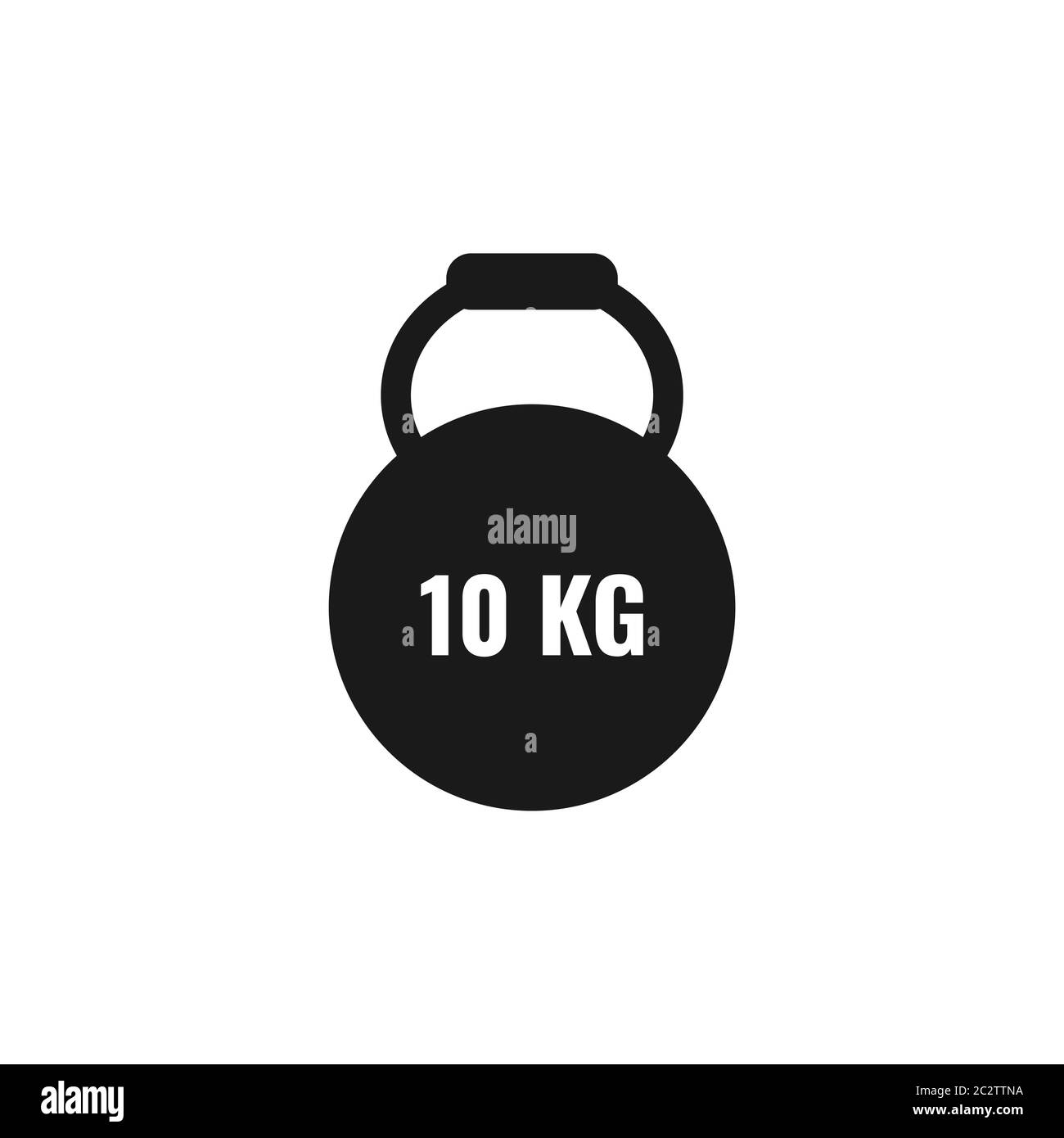 Kettlebells vector design template illustration Stock Vector