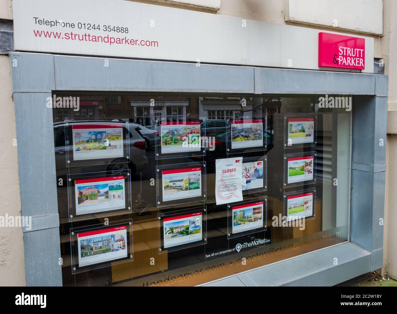 Chester, UK Jun 14, 2020 The Chester branch of Strutt and Parker