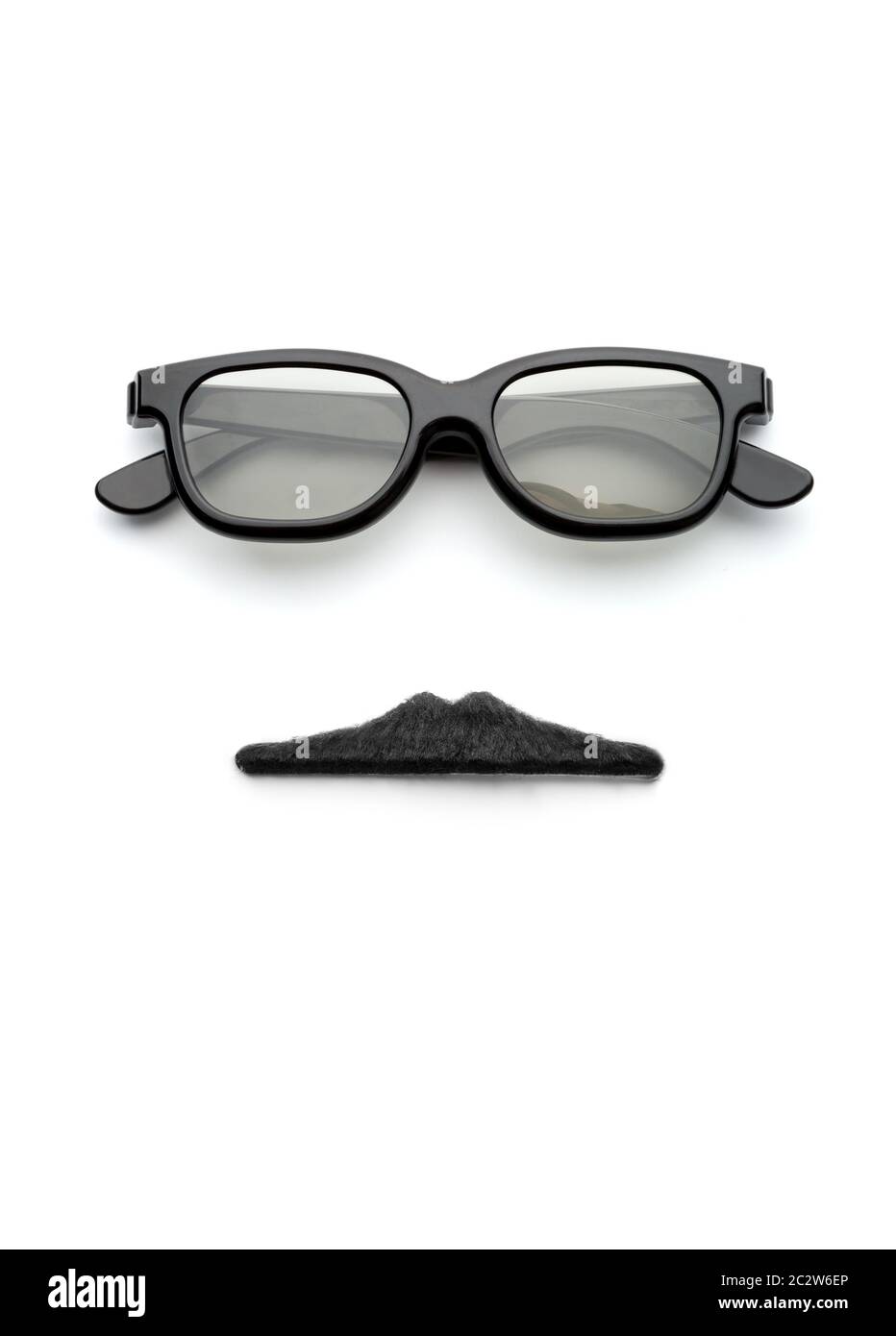 Man face with glasses and moustache hi-res stock photography and images ...