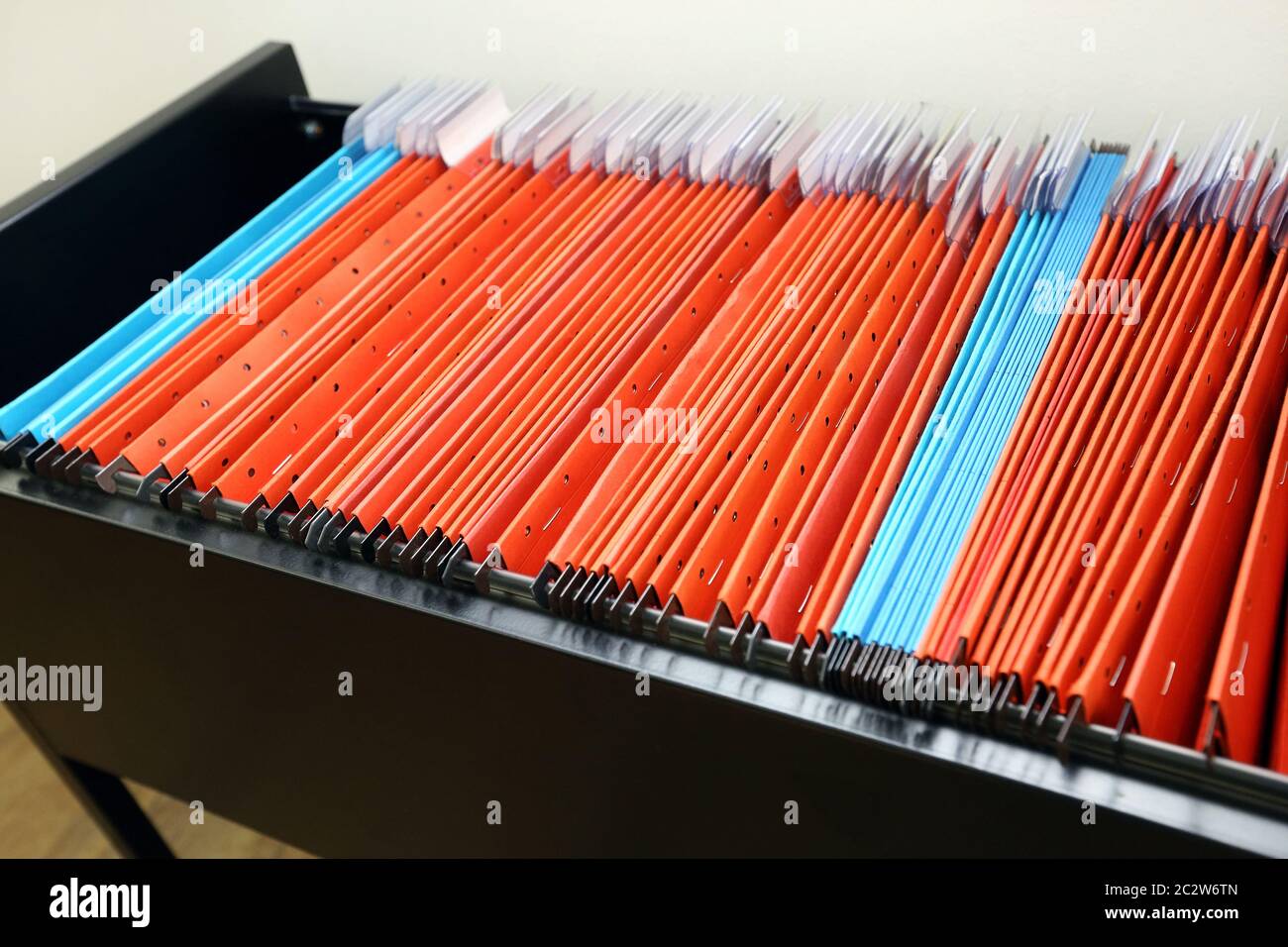 Files, hanging files Stock Photo Alamy
