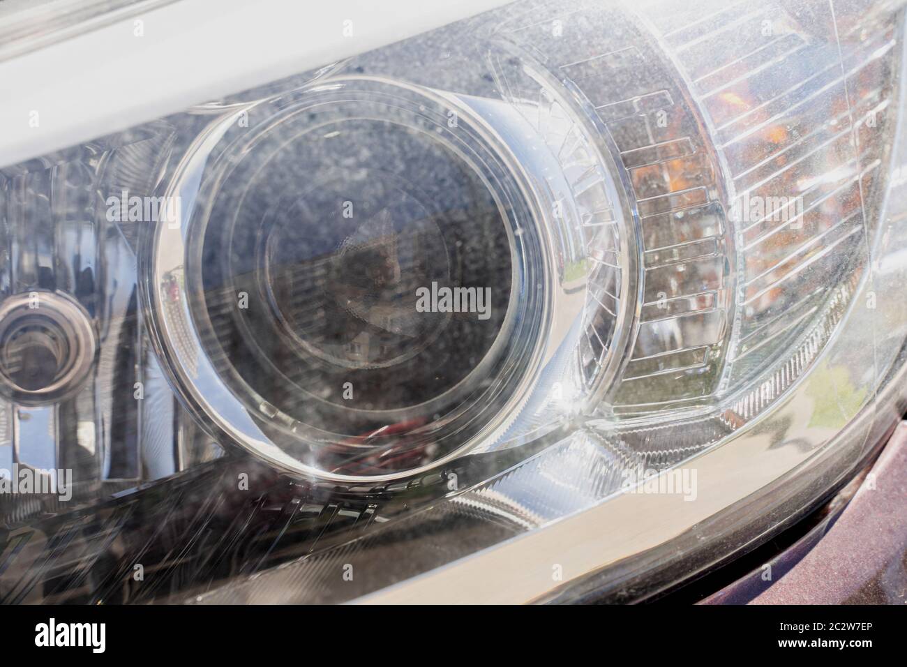 car headlight,scratches, dust, old decrepit light flare texture light