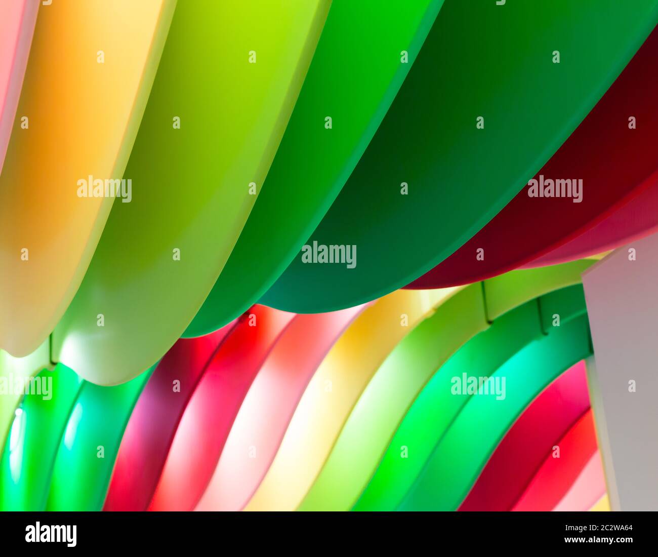 Abstract background with many multicolored stripes Stock Photo