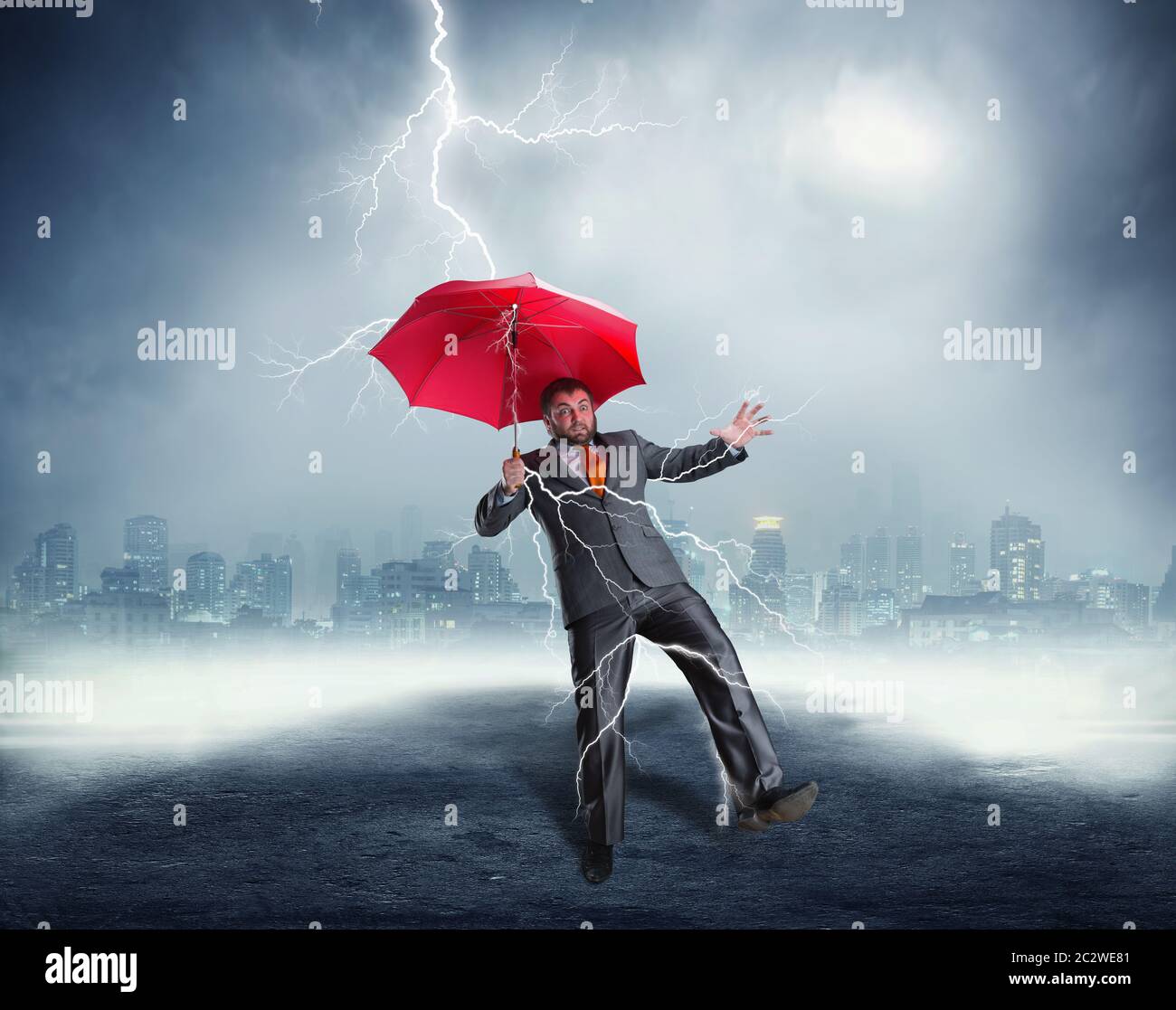 Man struck lightning hires stock photography and images Alamy