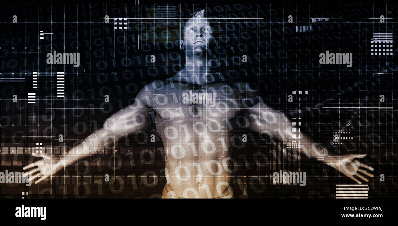 Integrated Management System in a Data Network Stock Photo