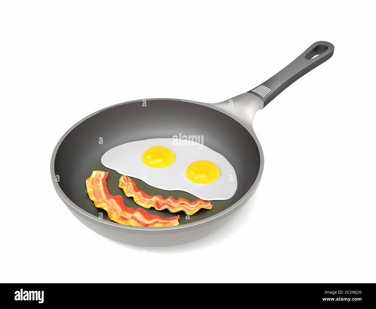 Premium Photo  Scrambled, frying eggs from one egg in a small pan on  yellow background