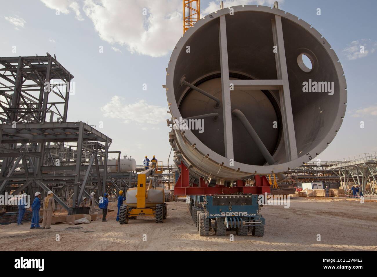 Major pieces of oil and gas processing equipment including this