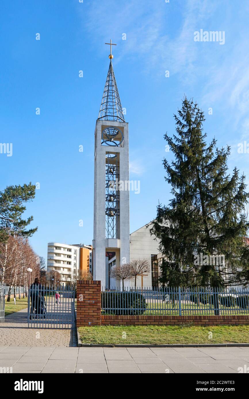 The Holy Spirit church in Krakow, Poland. Stock Photo