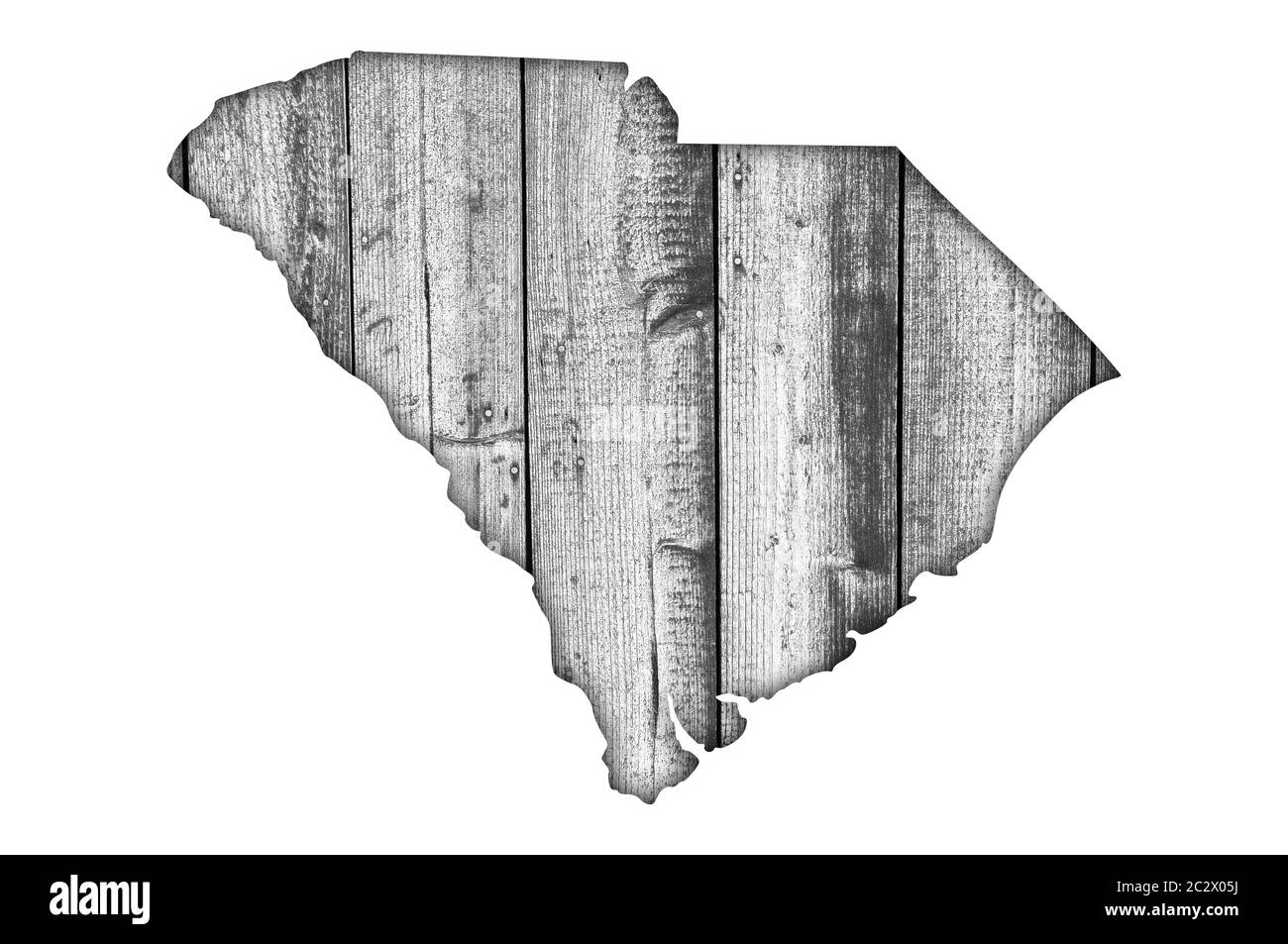 South carolina state map Black and White Stock Photos & Images - Alamy