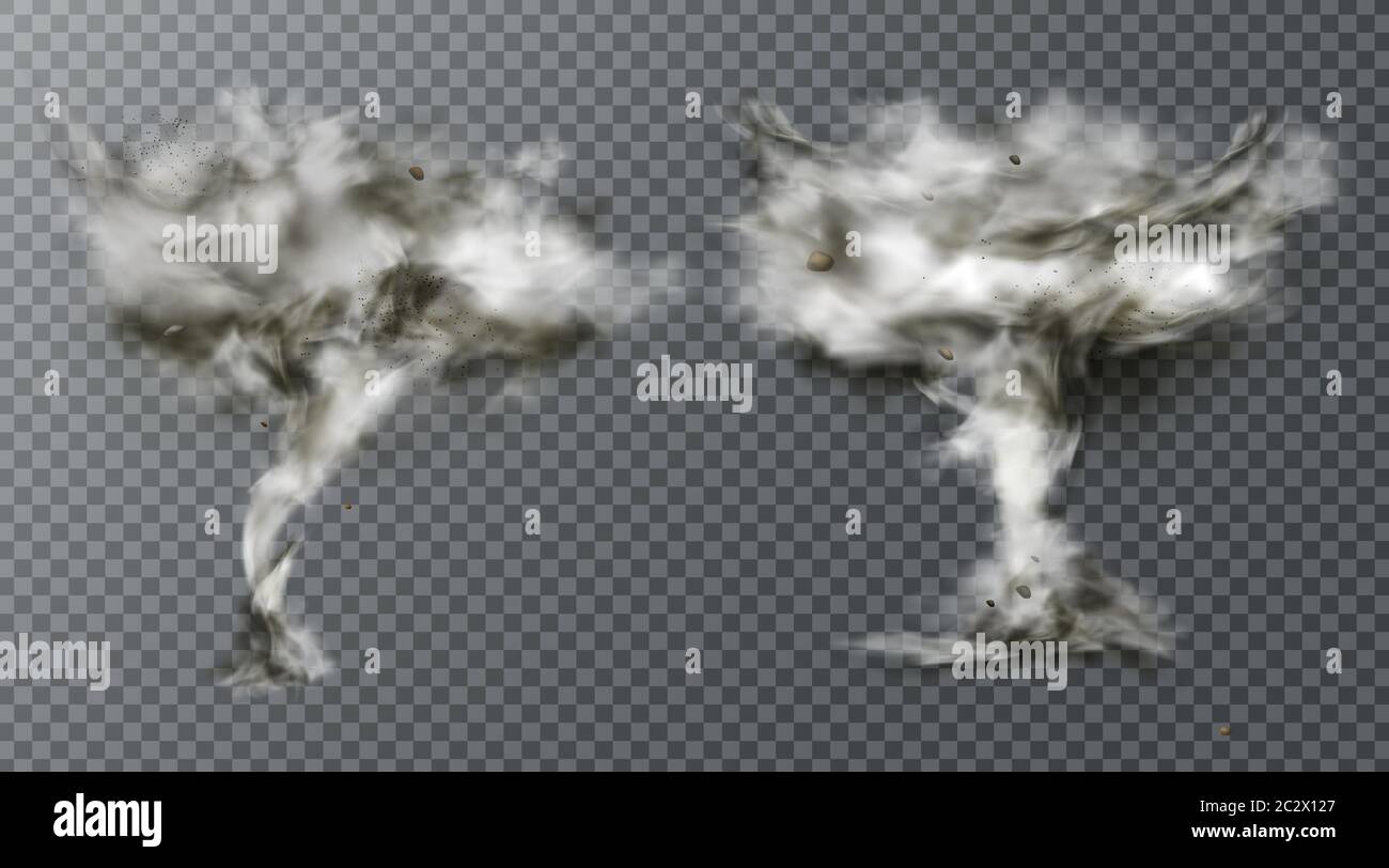 Tornado twister hurricane wind or cyclone vortex. Dangerous natural ...