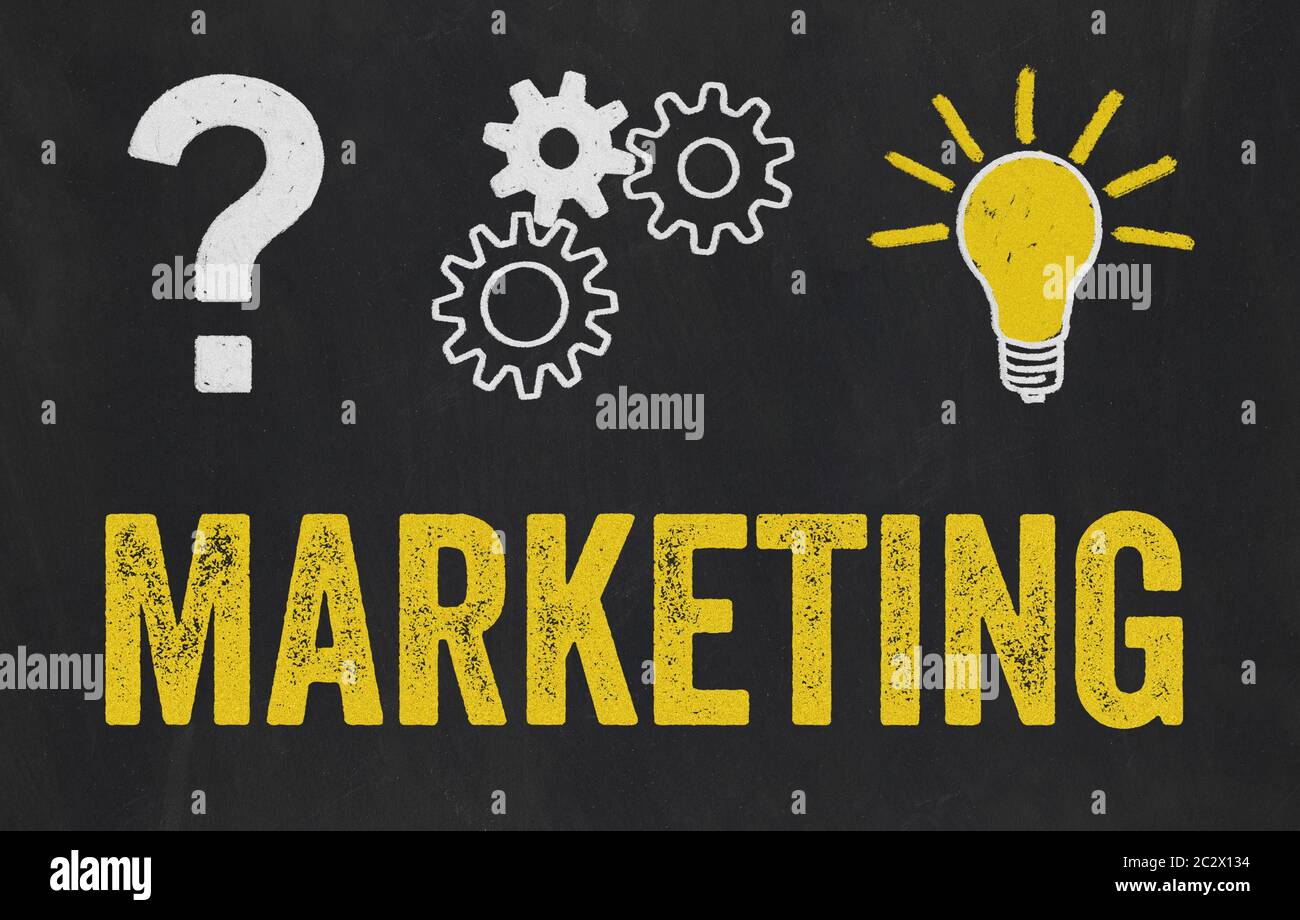 Question Mark, Gears, Light Bulb Concept - Marketing Stock Photo