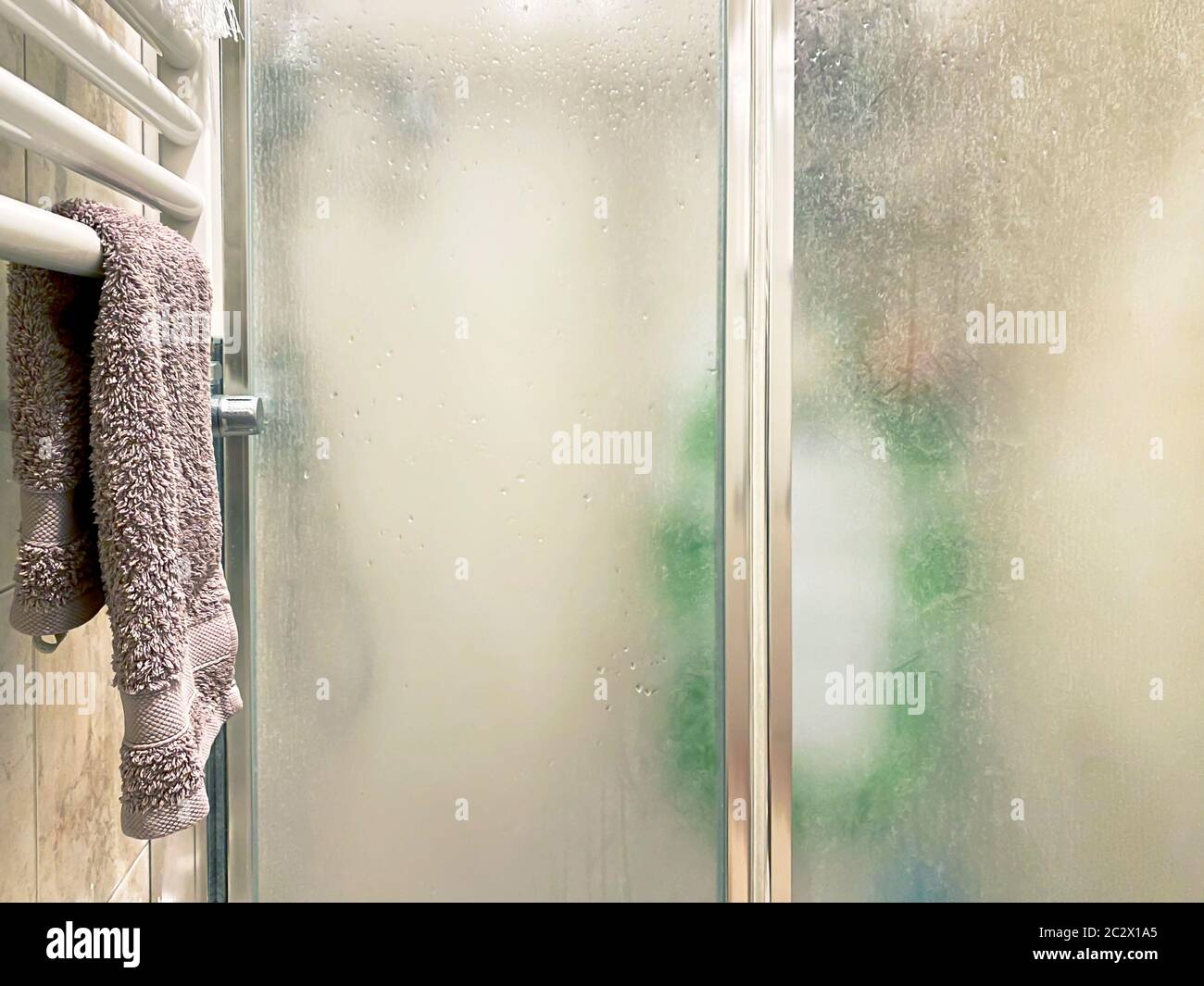 Frosted Glass Door Bathroom High Resolution Stock Photography And Images Alamy
