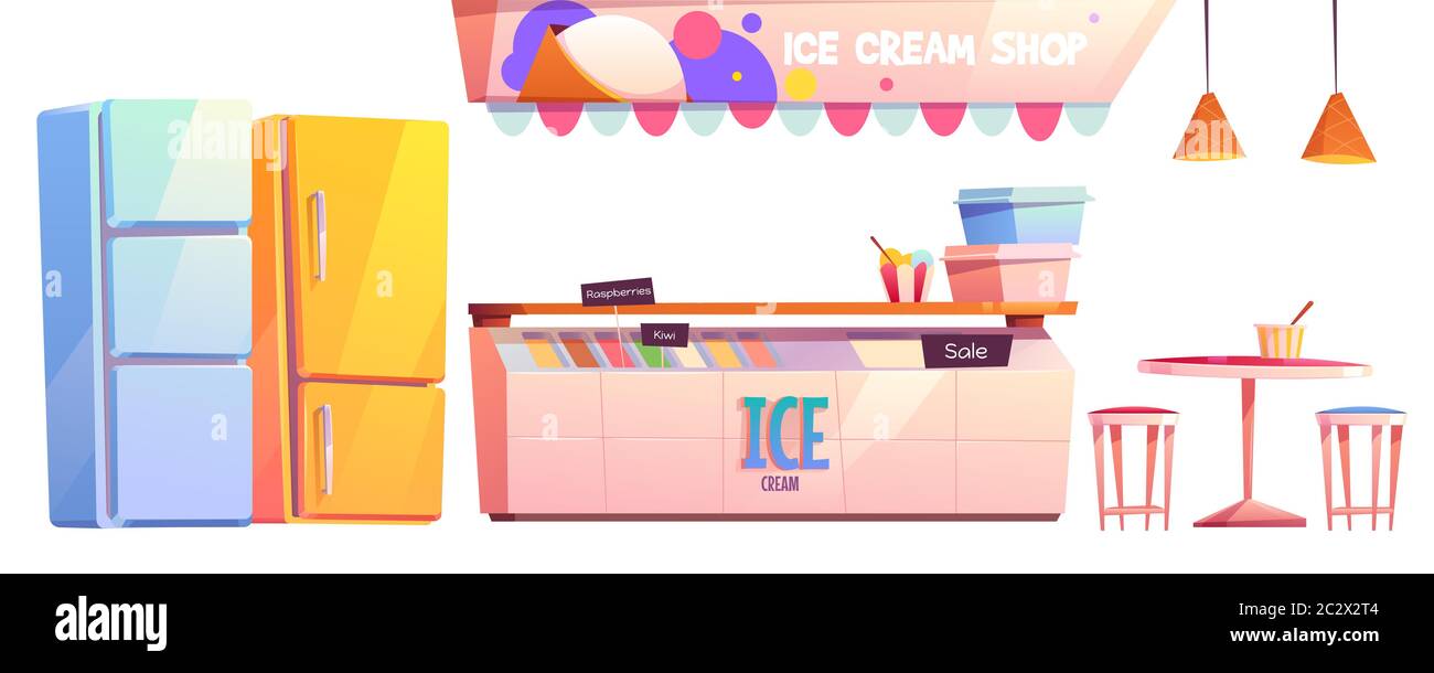 ice cream shop equipment