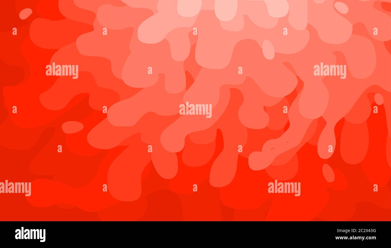 Abstract background red paint splash and waves in vector shape, Summer