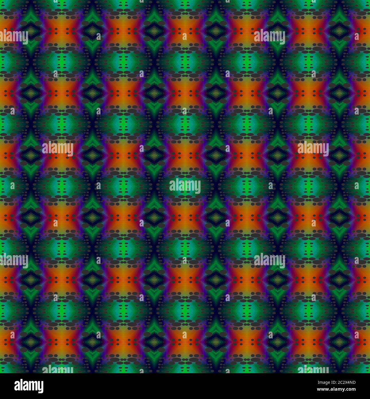 Regular Diamonds Pattern Regular diamond pattern green, orange, red and purple vertically Stock ...