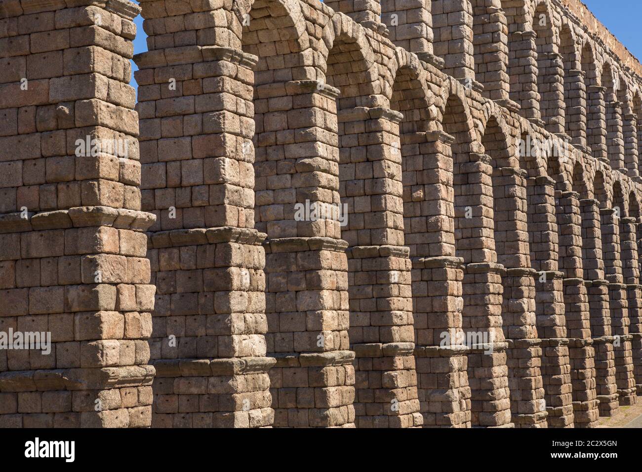 Segovia Aqueduct, ruins of ancient Rome, Segovia, Spain Stock Photo - Alamy