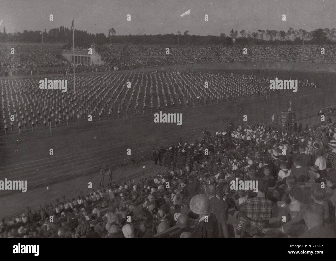 Rally of the VDA (Association for Germanism Abroad) Heinrich Hoffmann Photographs 1933 Adolf Hitler's official photographer, and a Nazi politician and publisher, who was a member of Hitler's intimate circle. Stock Photo