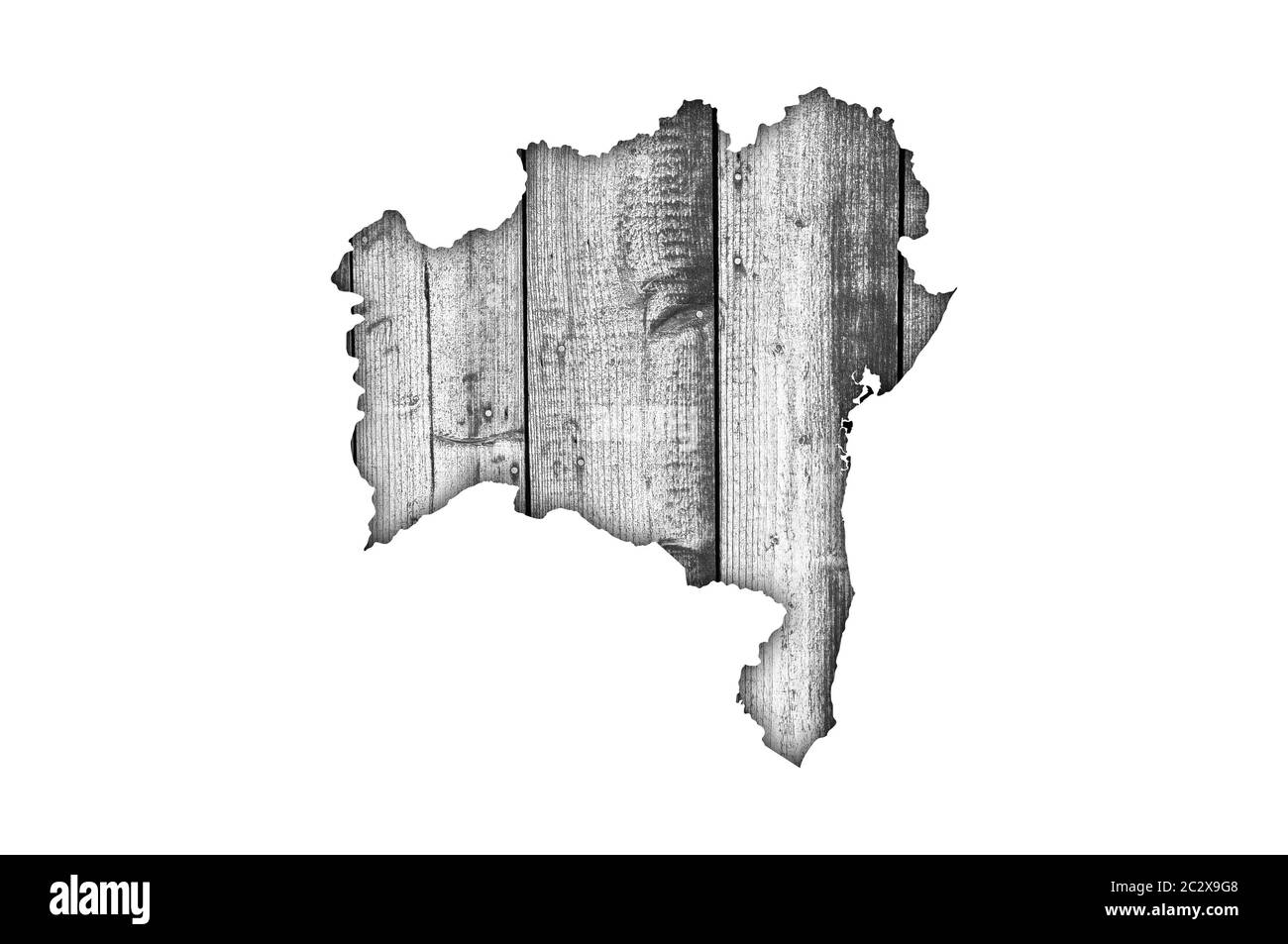Map of Bahia on weathered wood Stock Photo - Alamy