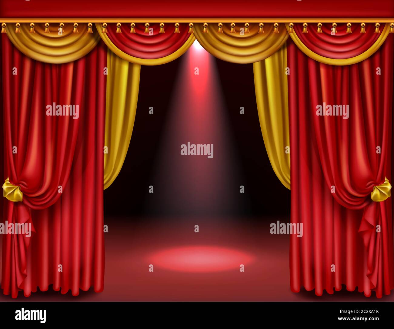 Gold Curtains High Resolution Stock Photography And Images Alamy