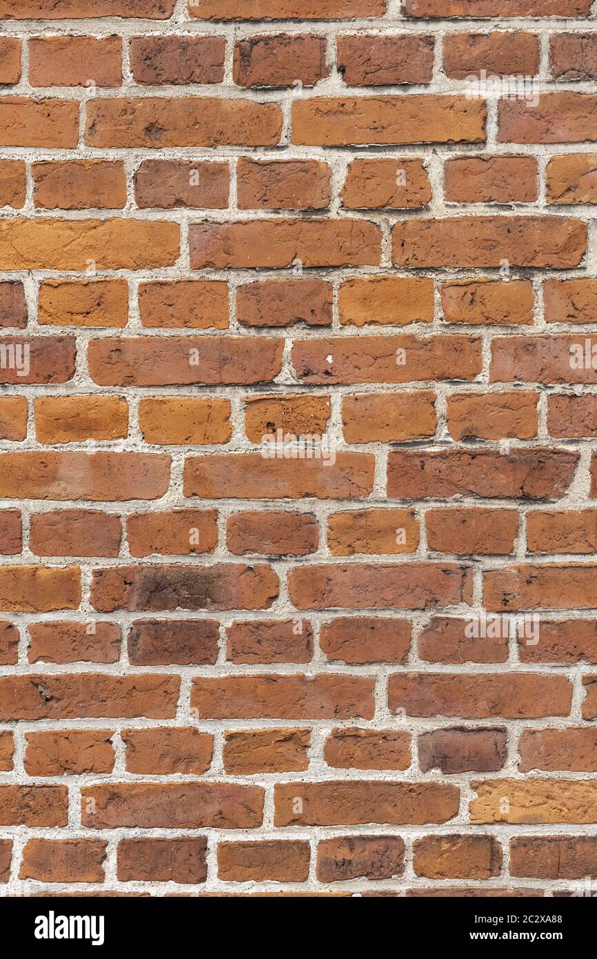 View of Decorative old brick wall Stock Photo - Alamy
