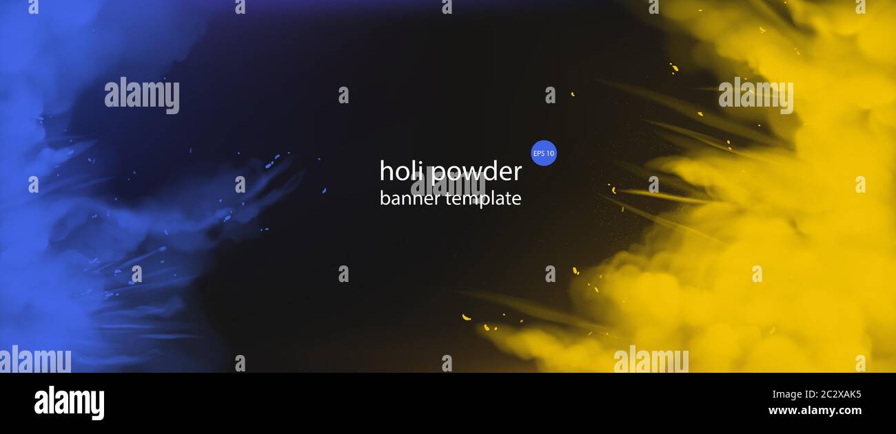 holi powder paints
