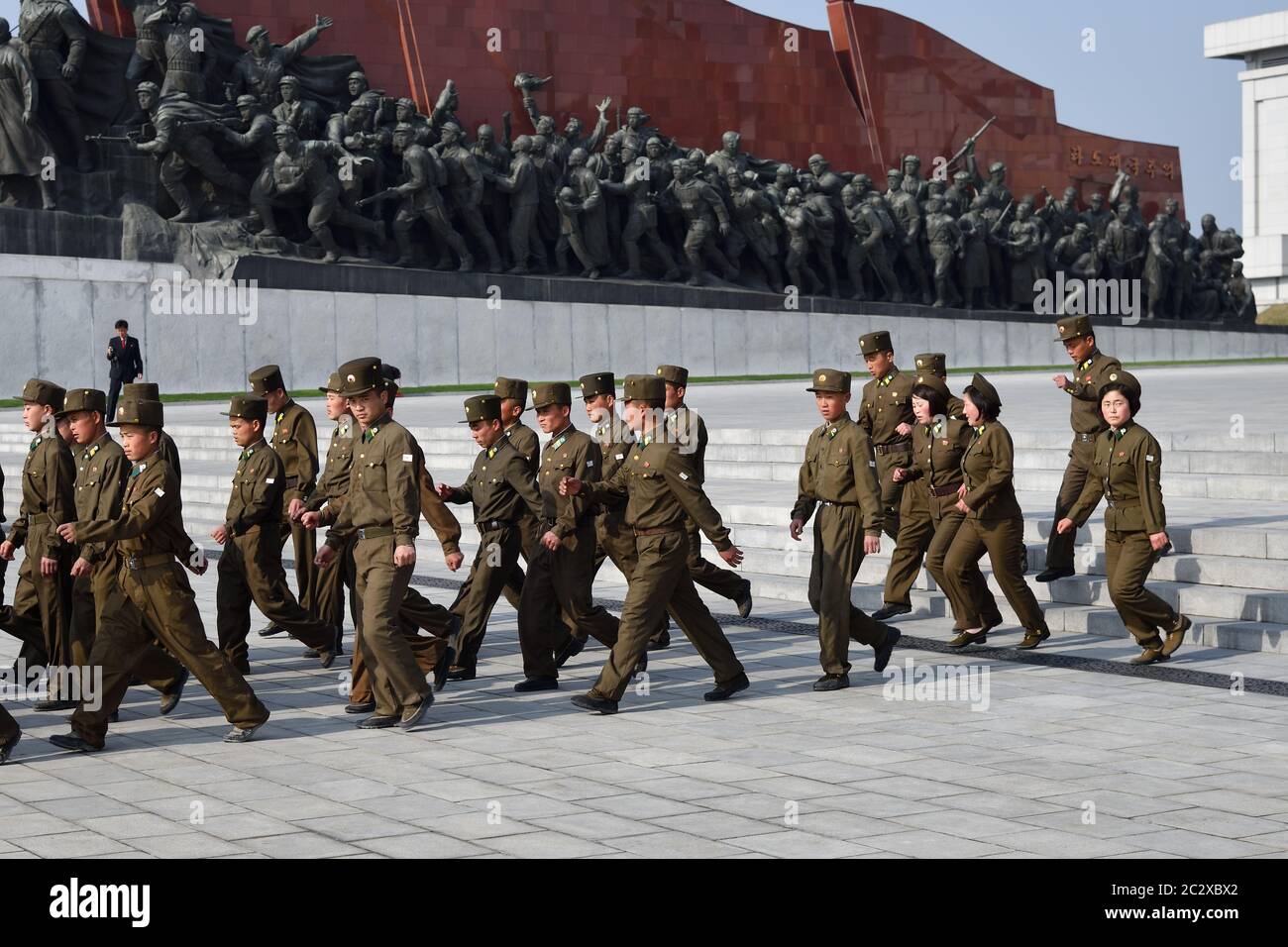 North korean soldiers kim hi-res stock photography and images - Alamy