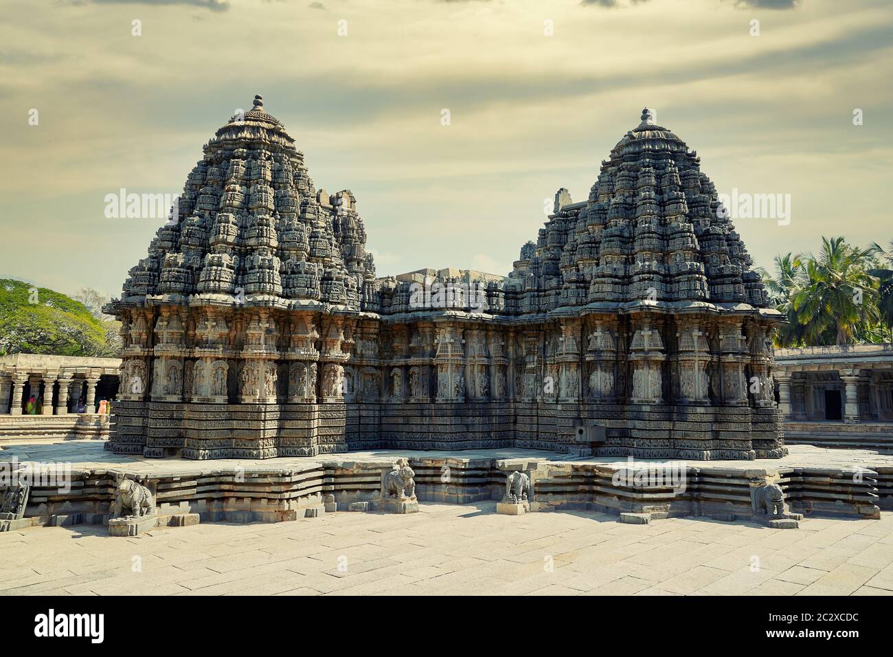 Chennakesava Temple at Somanathapura, Karnataka, India Stock Photo