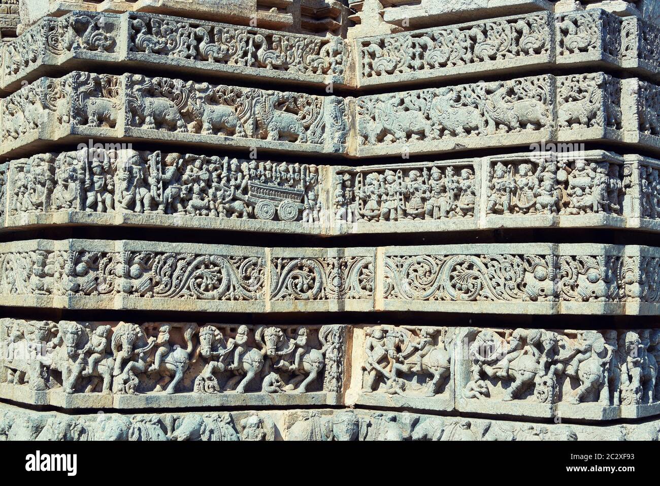 Chennakesava Temple at Somanathapura, Karnataka, India Stock Photo