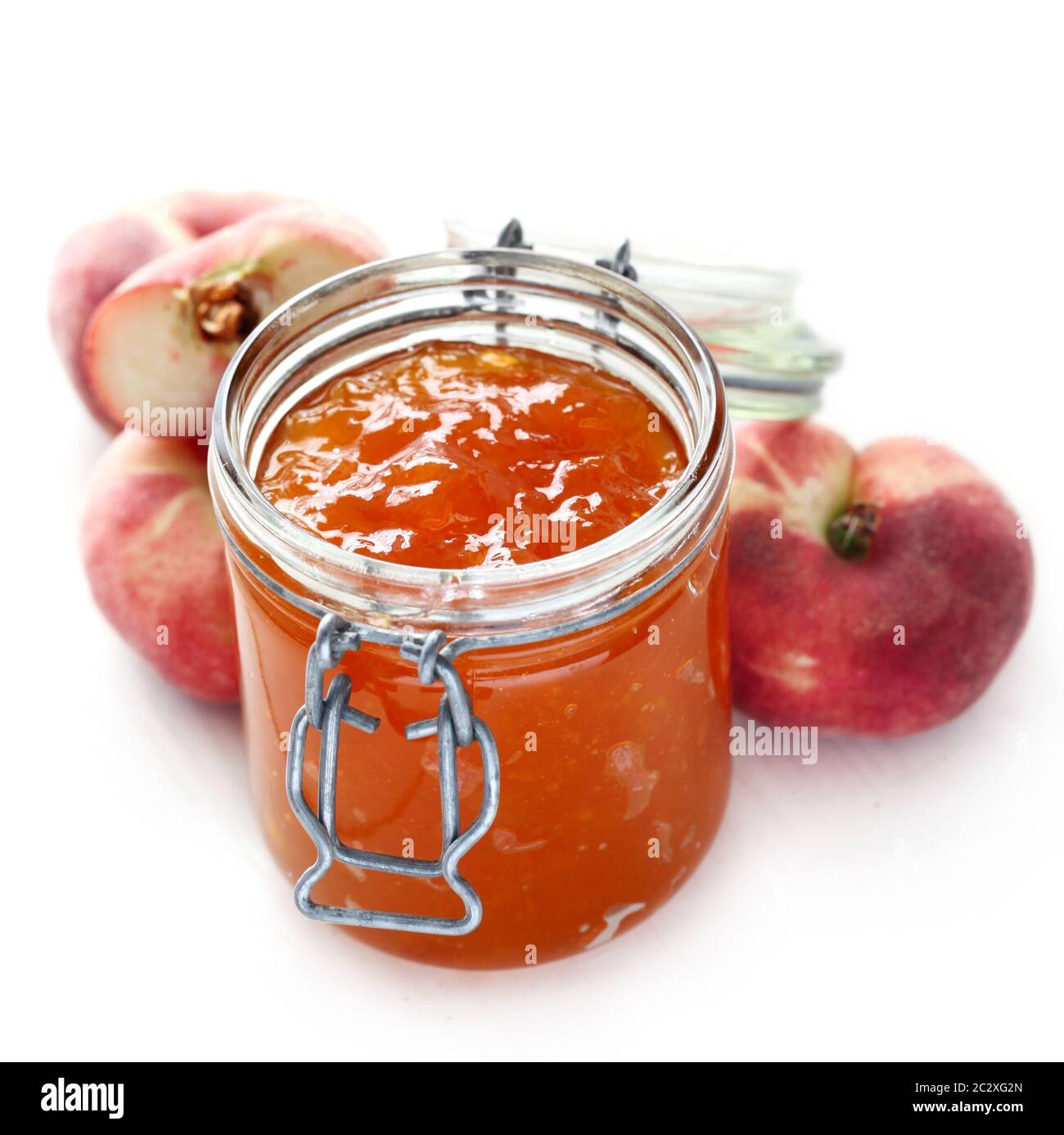 Peach Jam Stock Photo