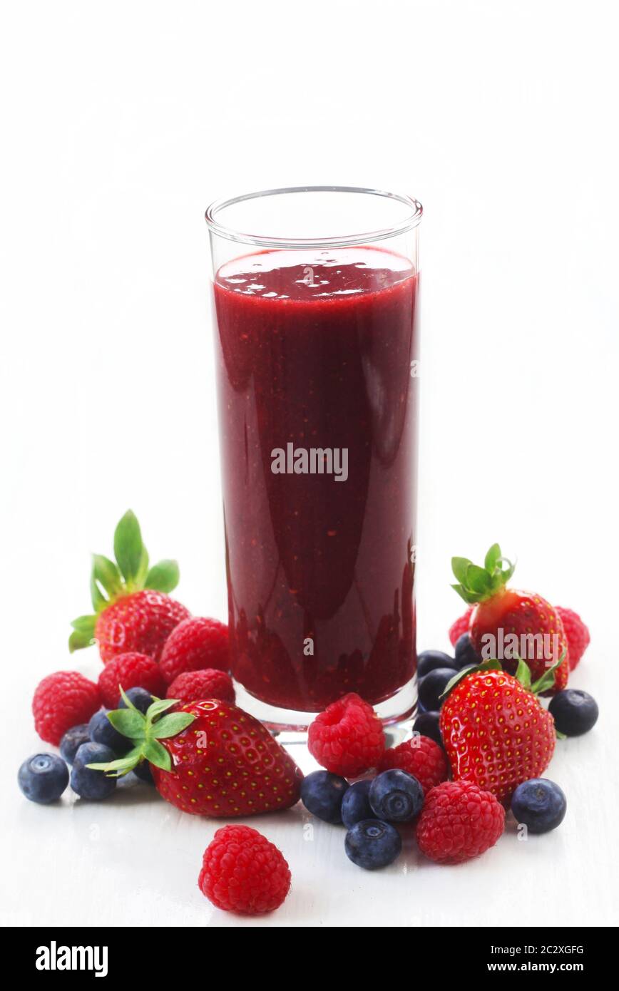 Red Smoothie Stock Photo