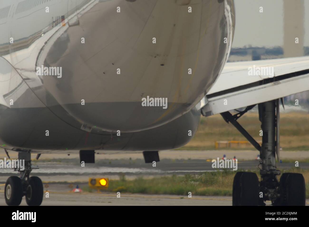 Airbus A330 taxiing Stock Photo